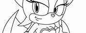 Sonic Rouge Coloring Pages