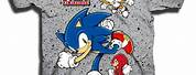 Sonic the Hedgehog Shirt Blown Up