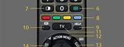 Sony BRAVIA Remote Control Input Button