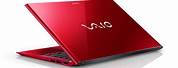 Sony Vaio Red Laptop