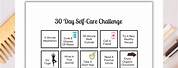 Spring Self-Care Challenge A4