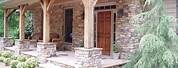 Stacked Stone Porch Columns