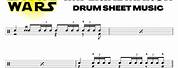 Star Wars Imperial March Sheet Music for Snare Drum