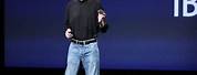 Steve Jobs Wearing Black Shirt and Jeans