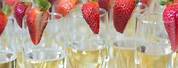 Strawberry Champagne Wedding Party