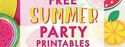 Summer Design Free Printables