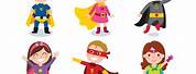 Superhero Kids Costumes Cartoon