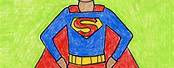 Superman Drawing Easy for Kids