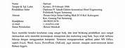 Surat CV Lamaran Kerja