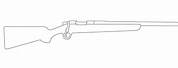 T65 Rifle Line Drawing