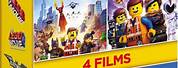 The LEGO Movie 4 Film Collection DVD Cover