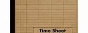 Time Sheet Log Book
