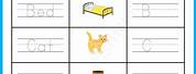 Tracing Words Worksheets for Grade 1
