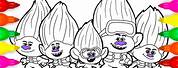 Trolls Brozone Brothers Coloring Pages