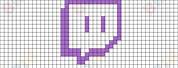 Twitch Logo Pixel Art