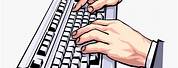Typing Keyboard Clip Art