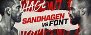 UFC Fight Night Sandhagen vs Font Card