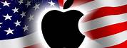 USA American Flag Apple