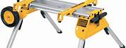 Universal Portable Table Saw Stand with Wheels