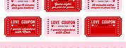 Valentine's Day Coupons for Kids