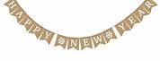 Vintage Happy New Year Banner