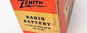 Vintage Zenith Radio Battery Box