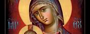 Virgin Mary Byzantine iPhone Wallpaper