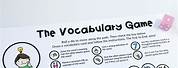 Vocabulary Games Printable Worksheets