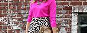 What to Wear with Neon Pink Sweater