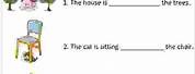 Worksheet On Preposition STD 3