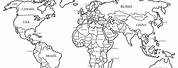 World Map PDF Black and White
