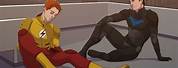 Young Justice Flash and Nightwing