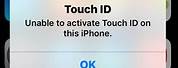 iOS Touch ID Error