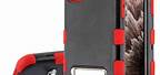 iPhone 11 Case Black with Red Buttons Verizon