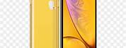 iPhone XR Yellow Transparent Background