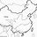 Ancient China Map Outline
