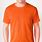 Orange T-Shirt Men's