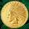 10 Dollar Indian Head Gold Coin