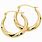 10Ct Large Size Gold Hoop Earrings