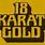 18 Karat Gold Logo
