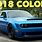 2018 Dodge Challenger Colors
