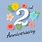 2nd Anniversary Clip Art