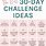 30-Day Challenge Pinterest
