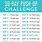 30-Day Push-Up Challenge Calendar