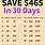 30-Day Savings Challenge Free Printable