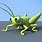 3D Grasshopper Cartoon
