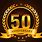 50th Anniversary Gold Logo Hon Hai