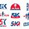 5K Logo Ideas