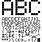 5X7 Pixel Font