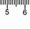6 Inches Ruler Actual Size